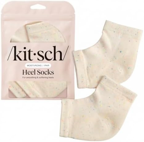 Kitsch Moisturizing Socks for Cracked Heel Treatment – Reusable Spa Socks for Women & Men with ... | Amazon (UK)