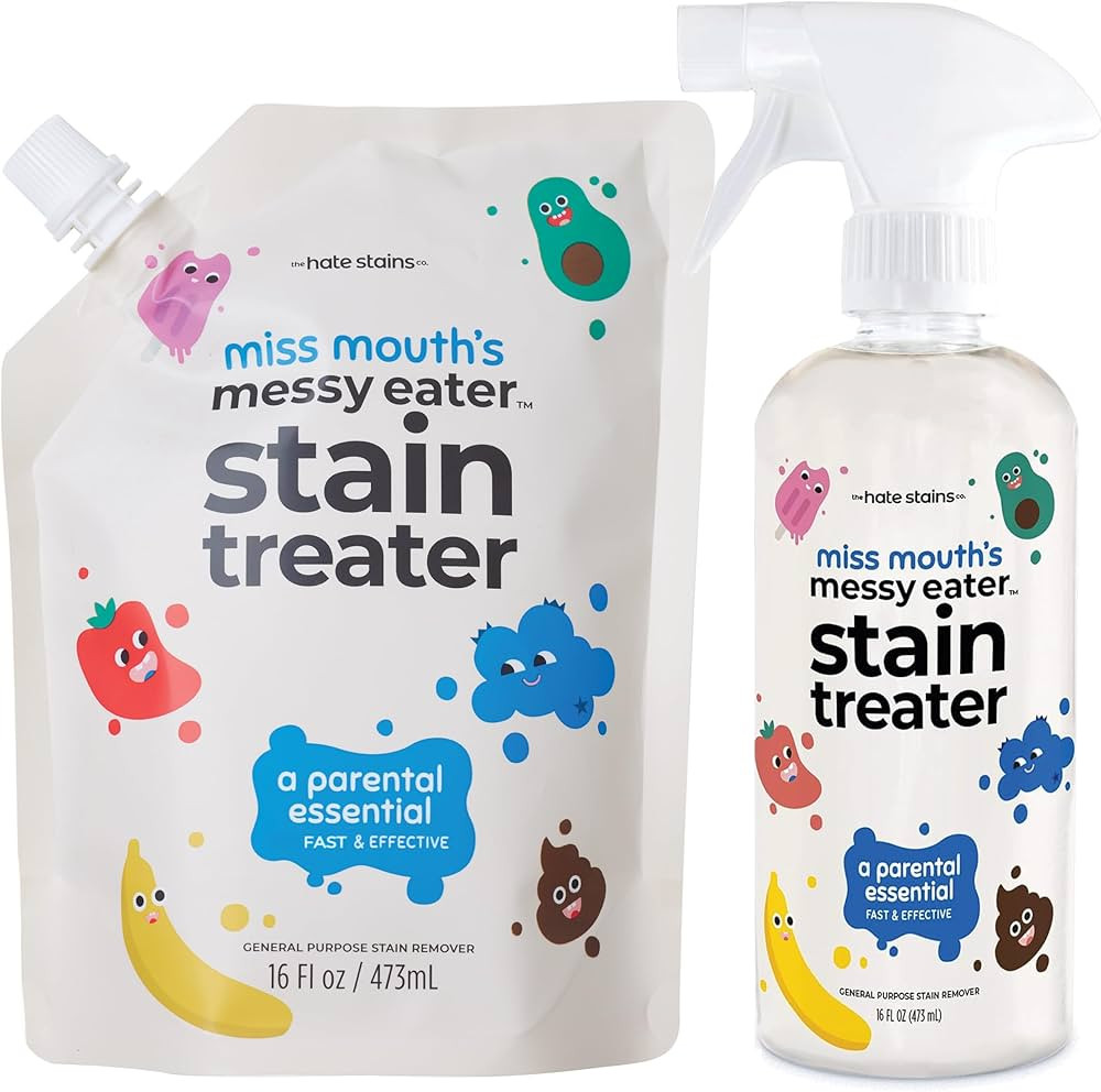 Miss Mouth's Messy Eater Stain Treater - 16oz Spray and 16oz Refill Pouch | Amazon (US)