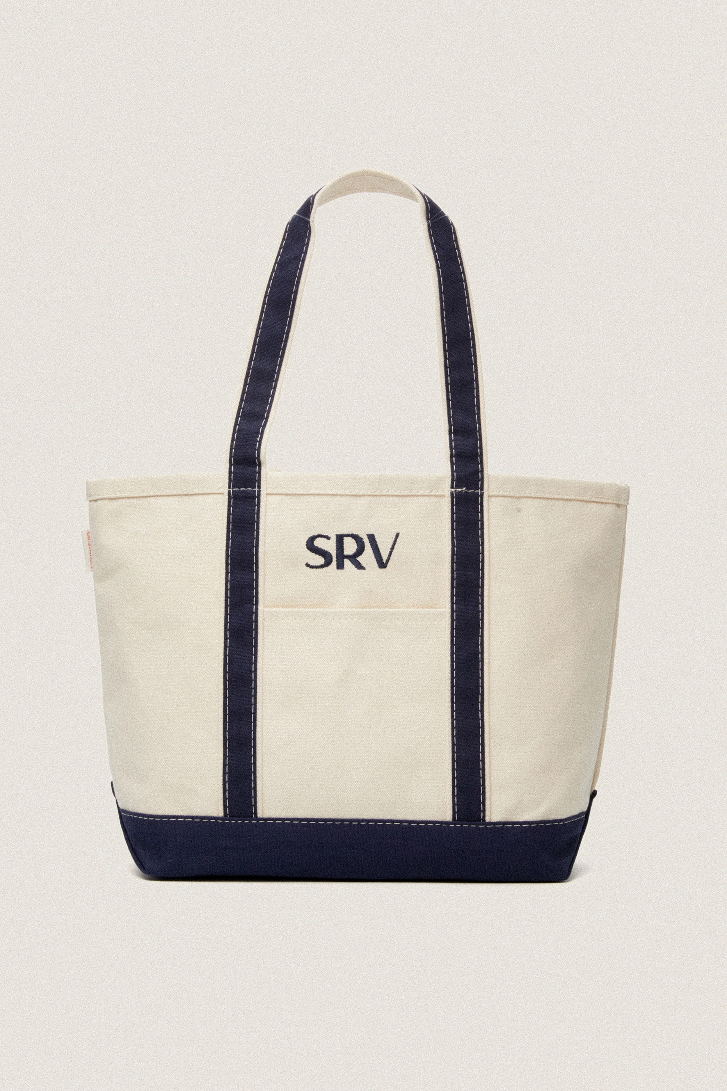 Navy Medium Canvas Tote | Tuckernuck (US)
