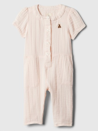 Baby Gauze One-Piece | Gap Factory
