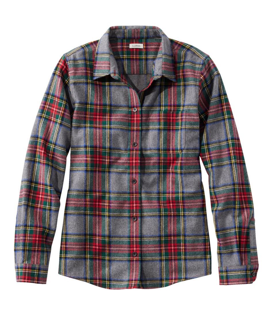 Women's Scotch Plaid Flannel Shirt, Relaxed | L.L. Bean