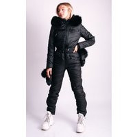 Black Ski Suit, Womens Winter Activewear, Ski Suit With Bag & Mitten, Winter Snowsuit, Gift For Skier | Etsy (US)