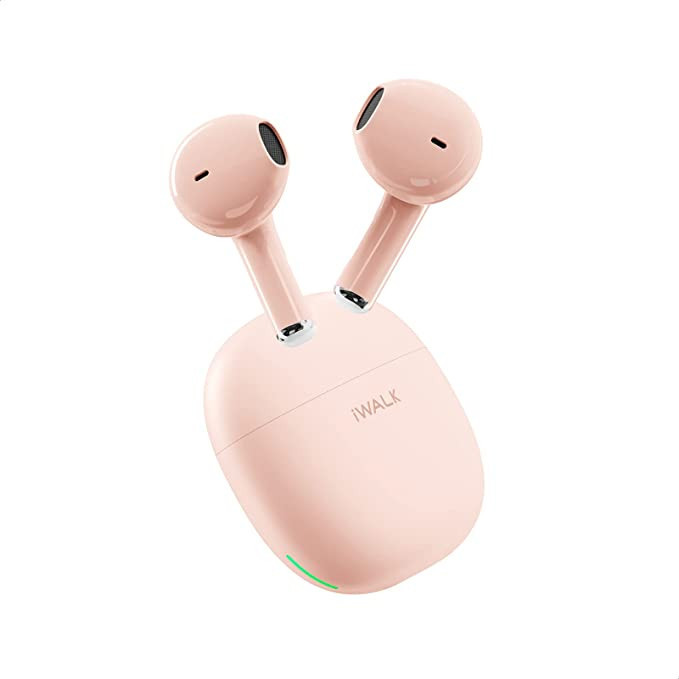 iWALK Amour Pink Wireless Earbuds for Small Ears Women, 3g Light Weight Bluetooth Earbuds 5.2 HiF... | Amazon (US)