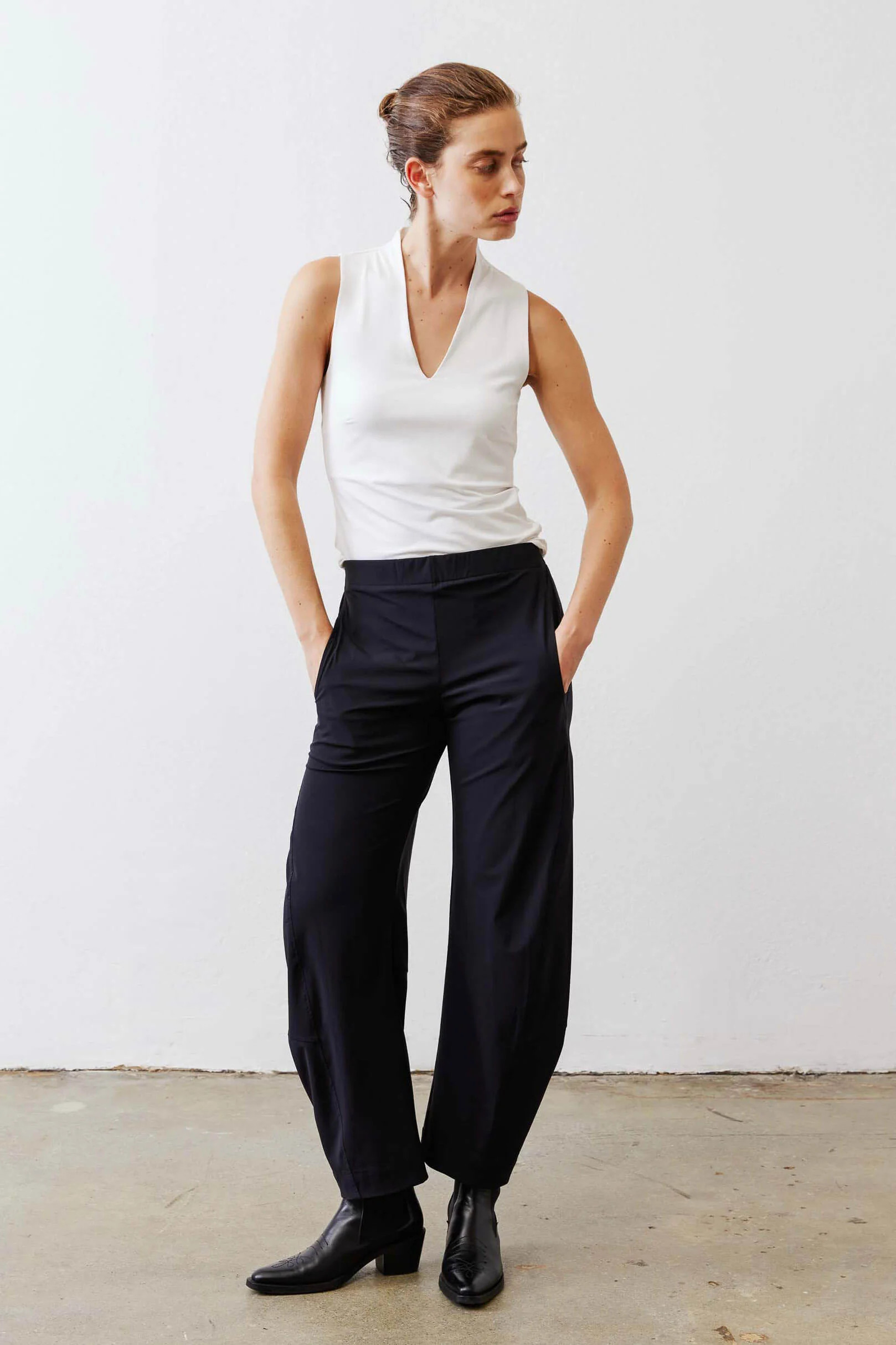 On The Loose Work Pants | Loose Black Work Pants - Ruti | Ruti