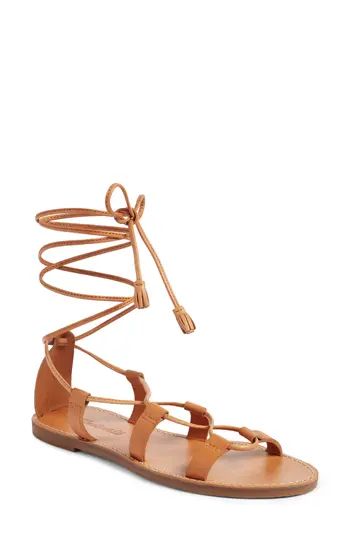 Women's Madewell The Boardwalk Lace-Up Sandal | Nordstrom