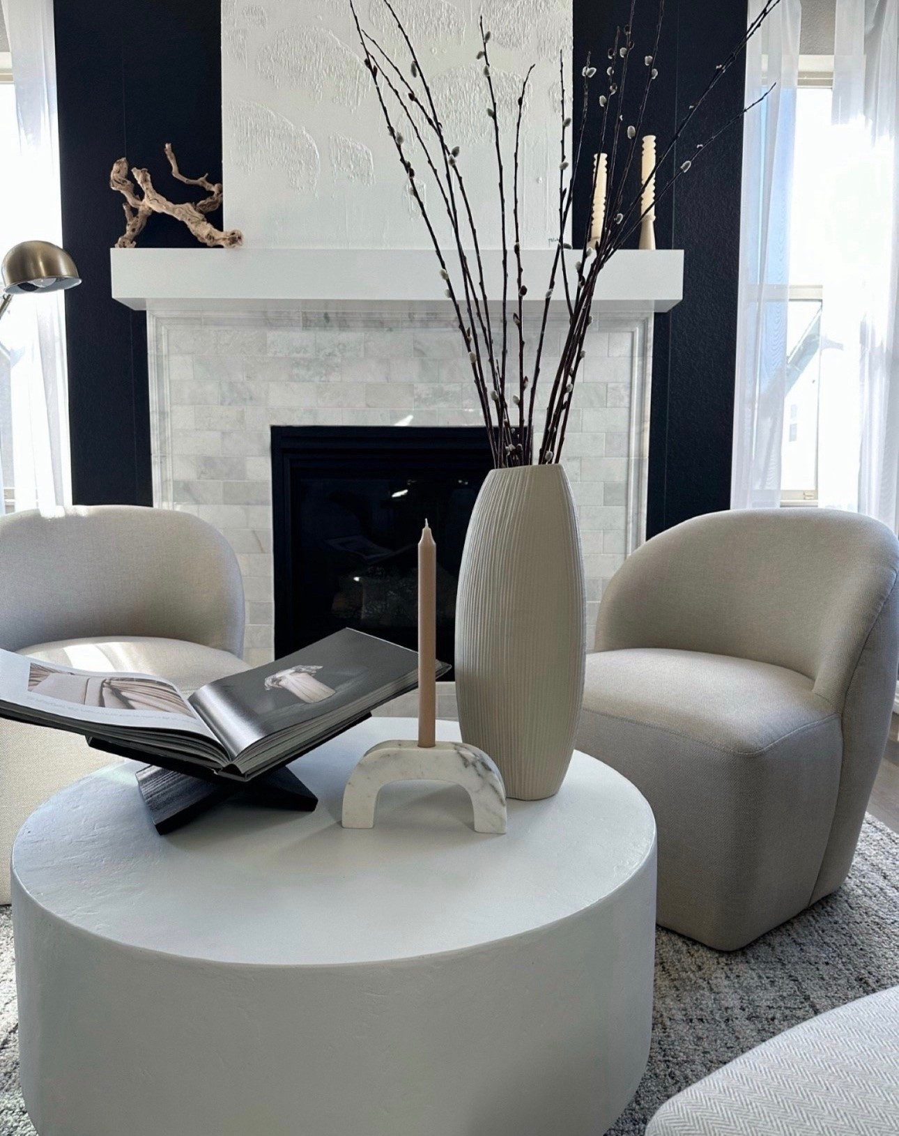 Modern neutral living room 🤍

Conversation | vase | sitting room | coffee table | chair | home decor | stems | target finds

#LTKdayinmylife #LTKOver40 #LTKHome