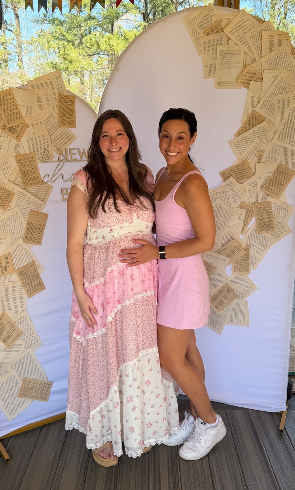 Dresses from yesterdays shower 🎀

My dress is from Amazon - size small 

Abby is wearing the cutest dress from Altar’d State - no link available 

#babyshoweroutfit #girlmomlooks #altardstate #founditonamazon 

#LTKootd