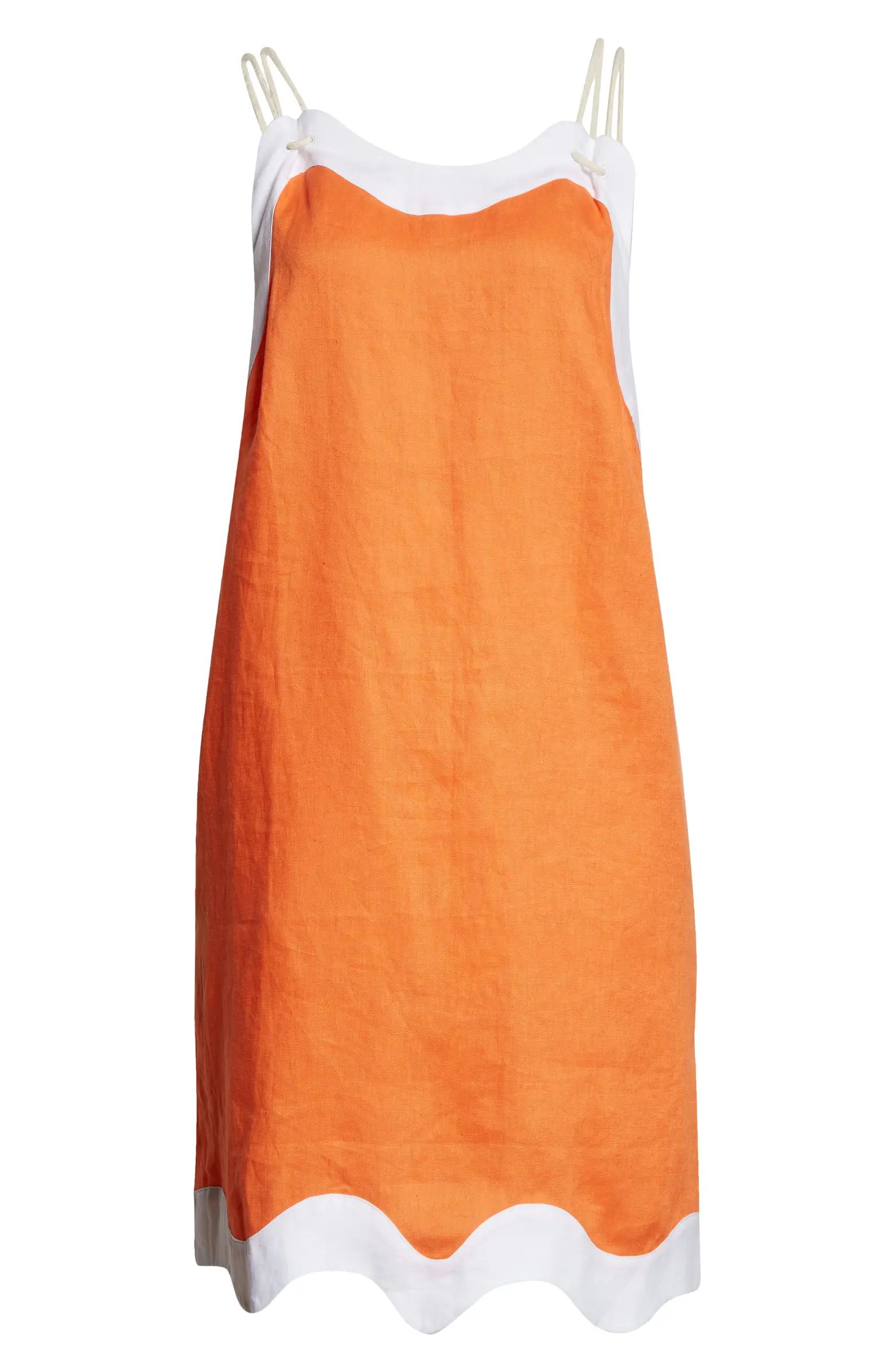 STAUD Renata Linen Sundress | Nordstrom | Nordstrom