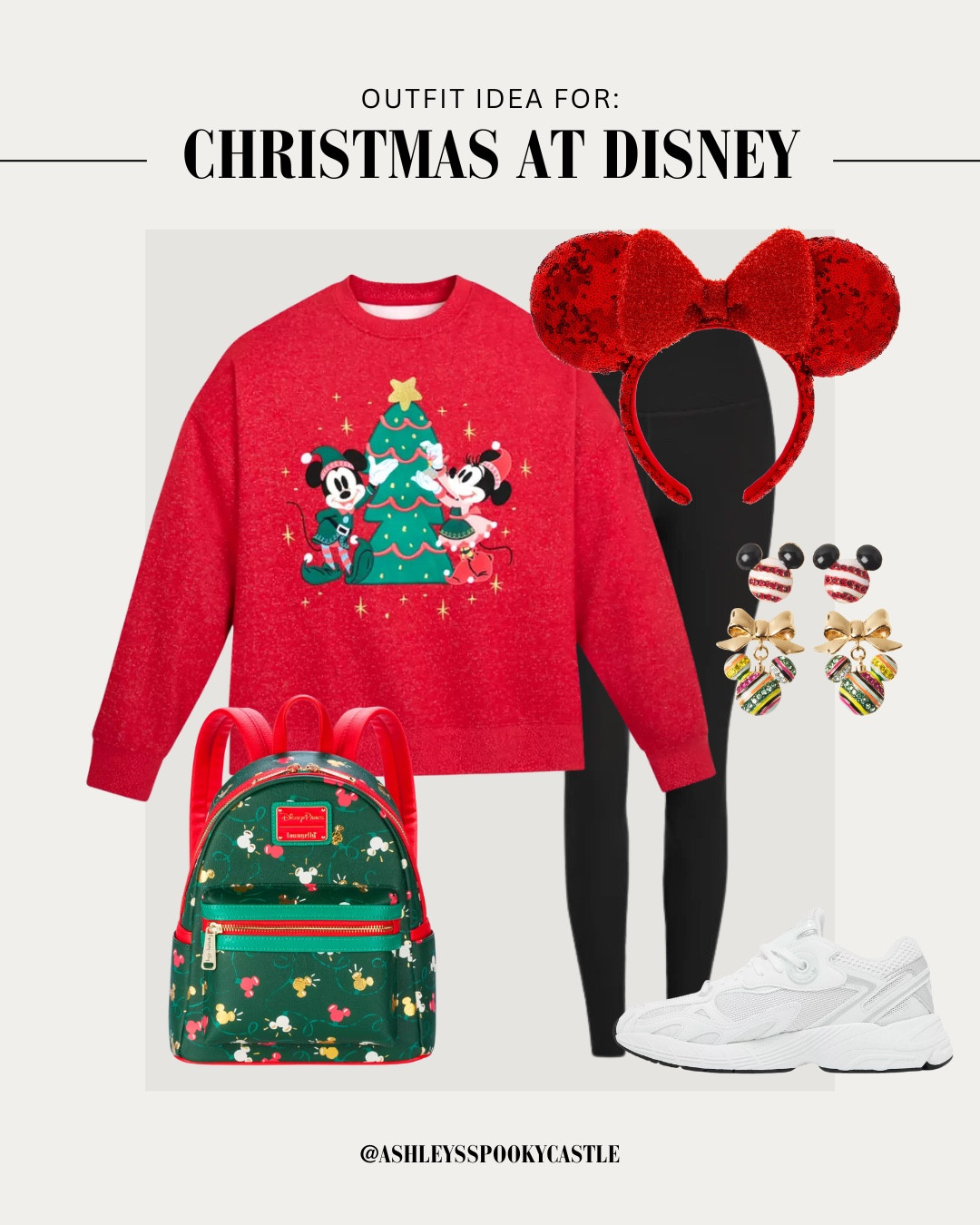 Cute and simple Disney Christmas outfit idea for Walt Disney World 

#LTKSeasonal #LTKHoliday #LTKActive