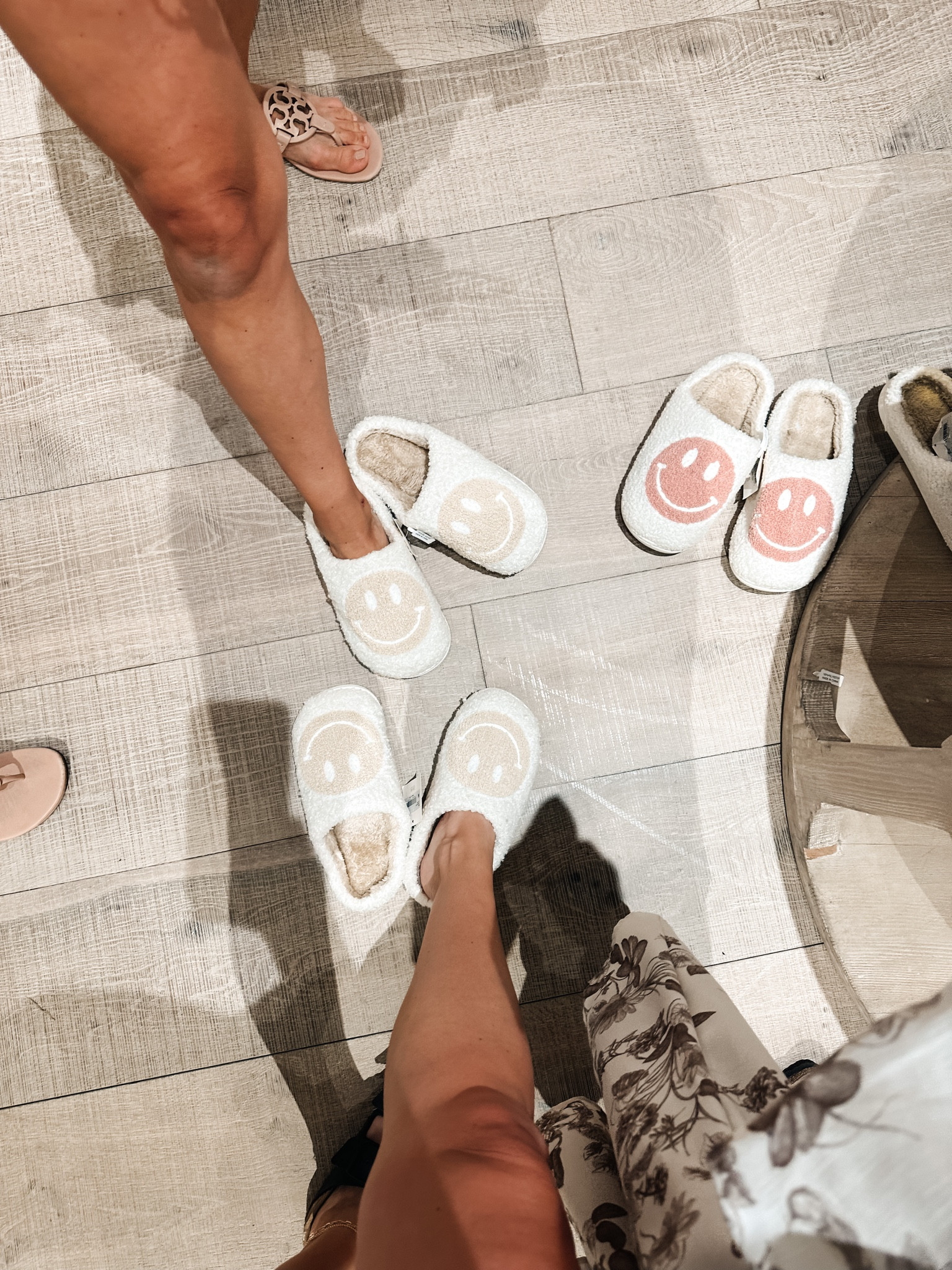 BFF smiley slippers☺️ im a size 7.5 shoe and purchased the medium! 

#LTKshoecrush #LTKGiftGuide