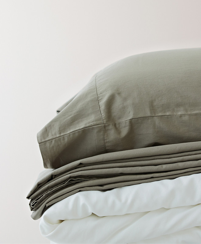 room service sateen sheet set | Pact Apparel