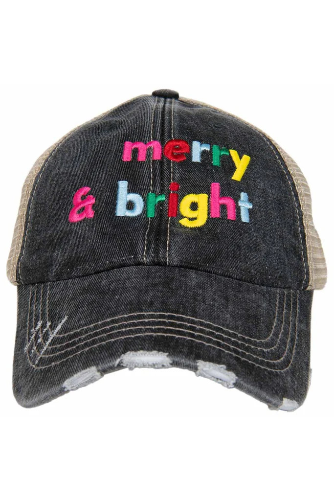 Merry and Bright (Multi) Trucker Hat | Katydid.com