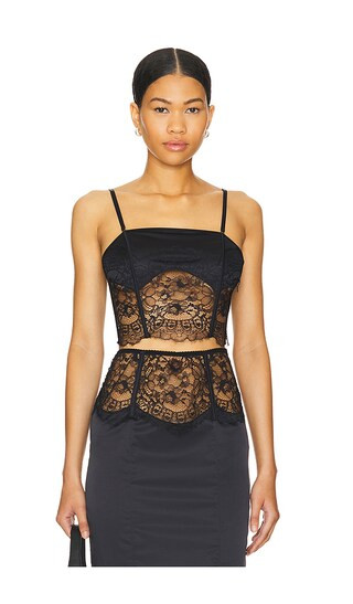 Cristina Top in Black | Revolve Clothing (Global)