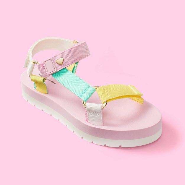 Women's Sport Sandals - Stoney Clover Lane x Target Light Pink/Light Green/Light Yellow | Target