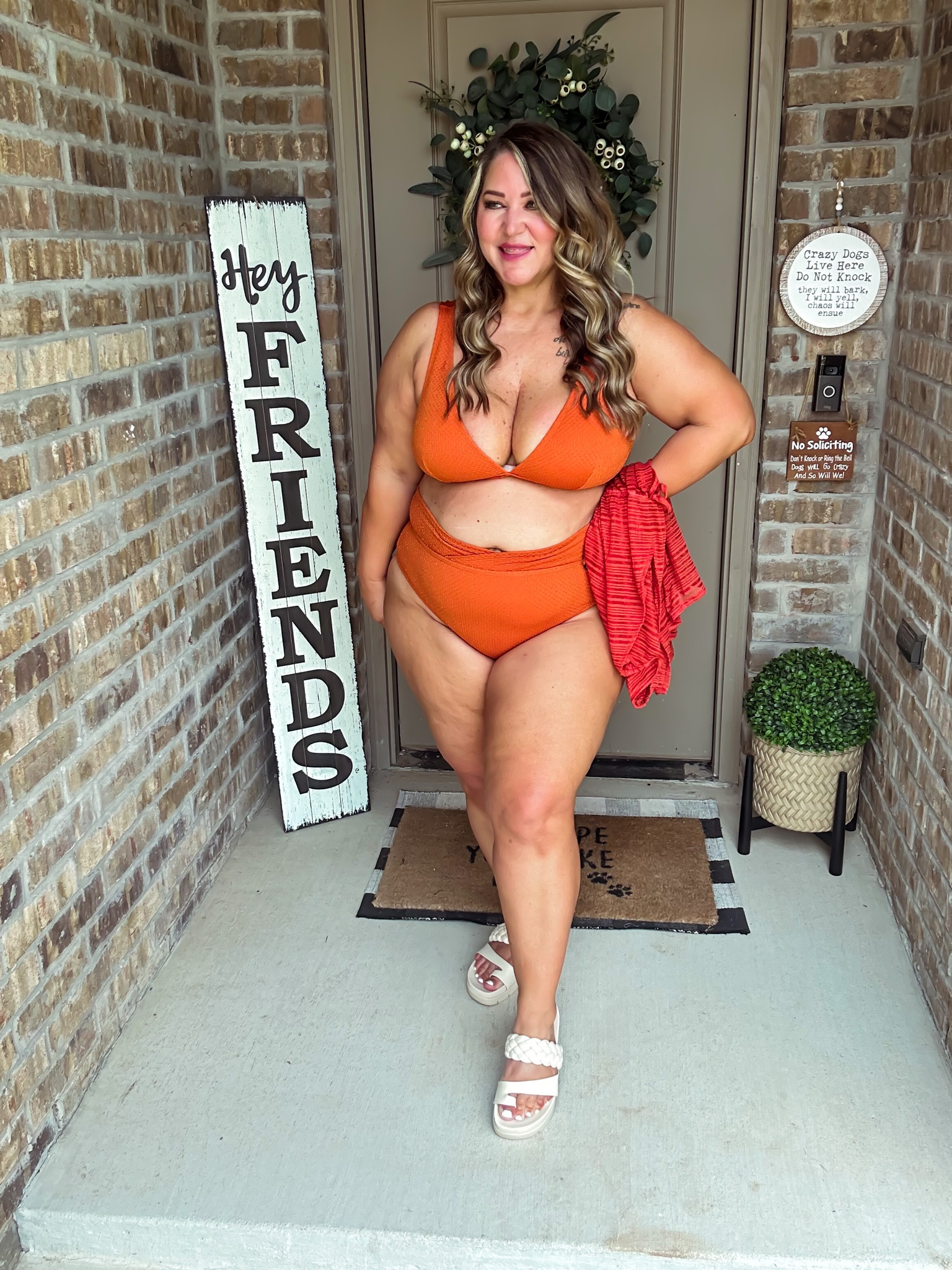 Swimsuit size xl 
Shoes tts

#LTKcurves #LTKstyletip #LTKunder50