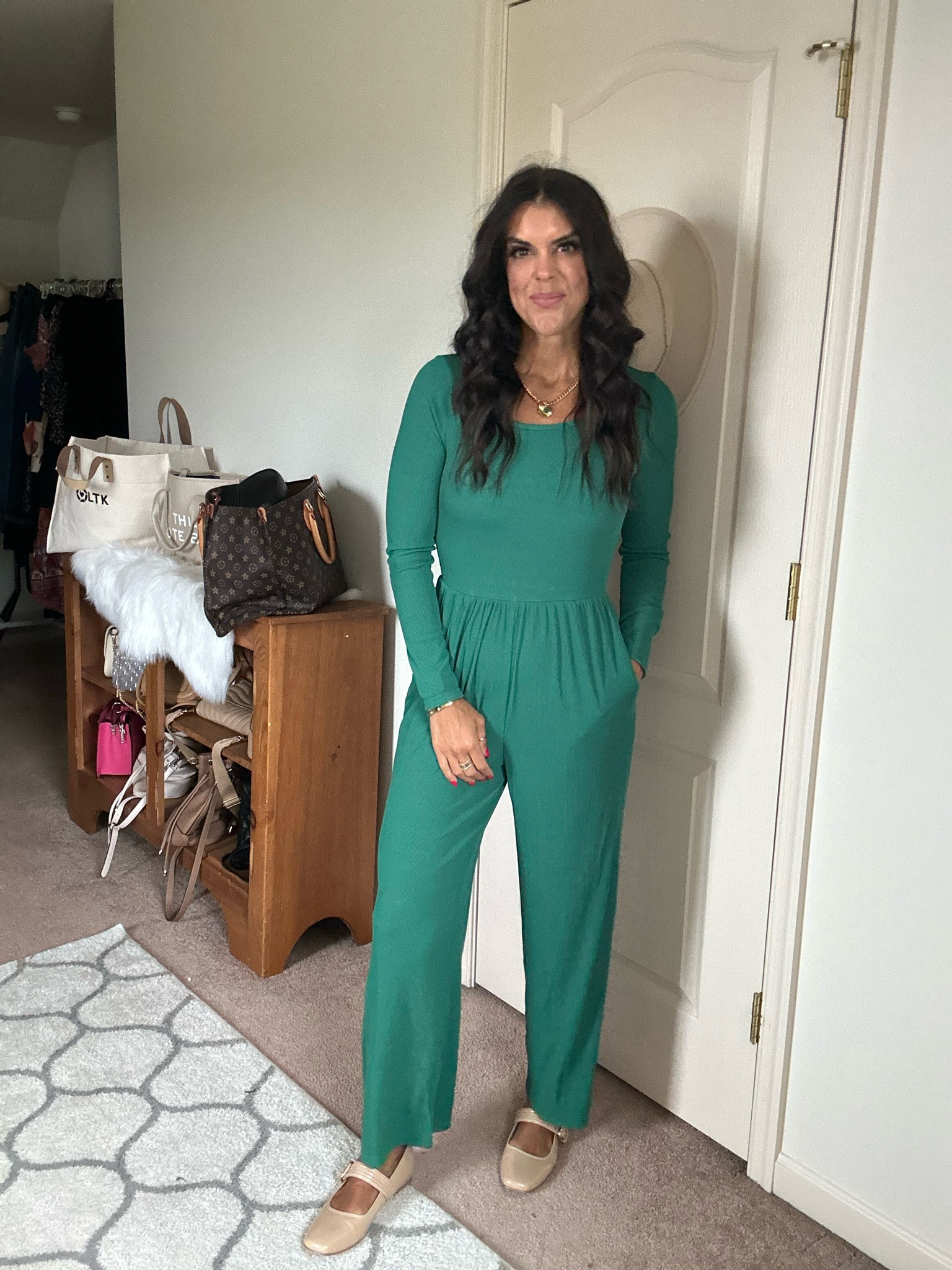 Great jumpsuit for fall! 

#LTKSeasonal #LTKFindsUnder100 #LTKFallSale