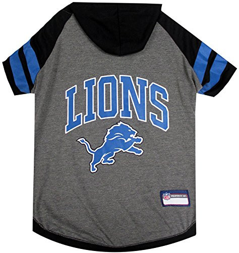 Pets First NFL Detroit Lions Hoodie for Dogs & Cats. | NFL Football Licensed Dog Hoody Tee Shirt, X-Small| Sports Hoody T-Shirt for Pets | Licensed Sporty Dog Shirt | Amazon (US)