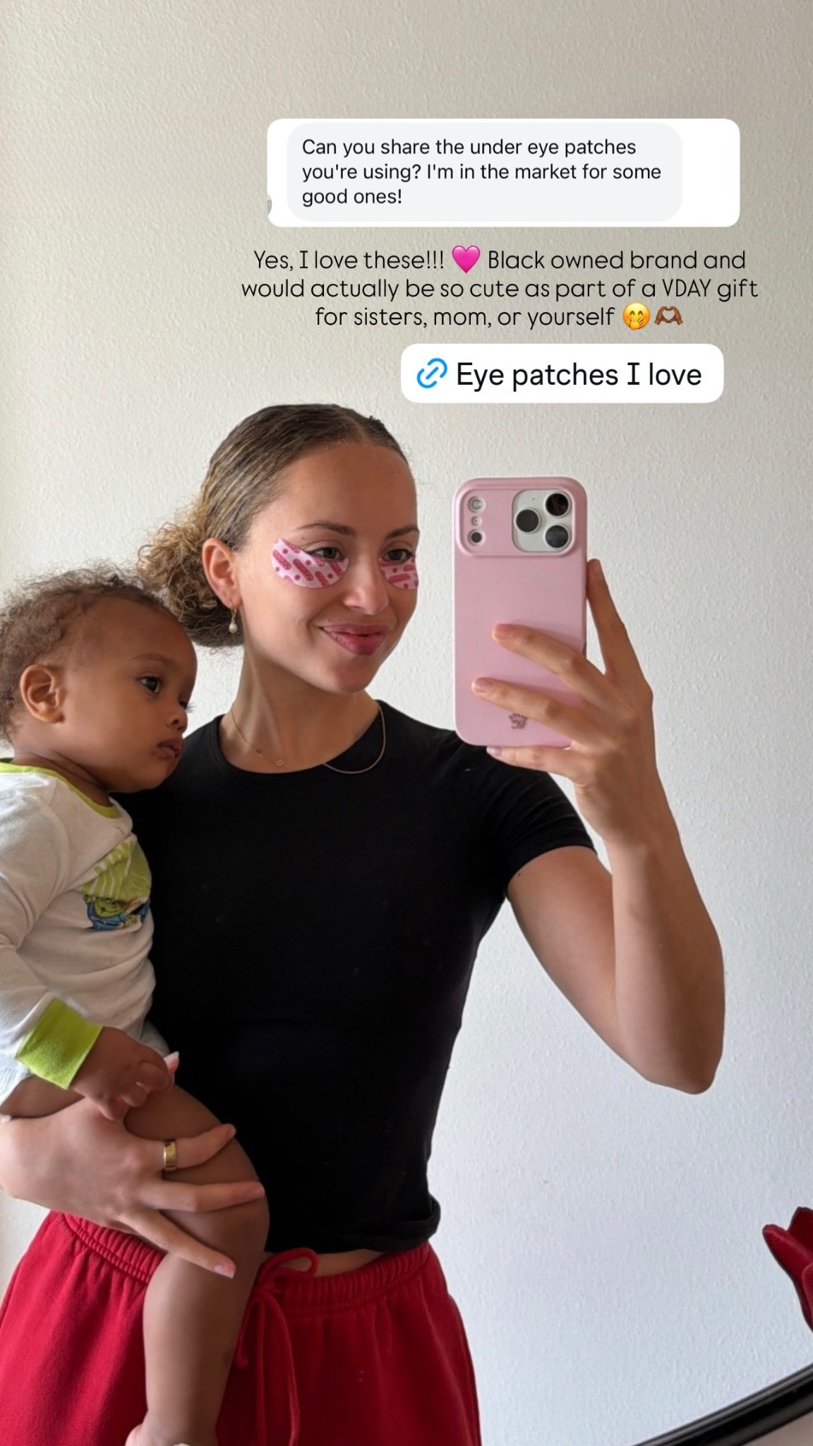 Eye patches linked here 🩷 

#LTKBeauty #LTKmomlife #LTKmorningroutine