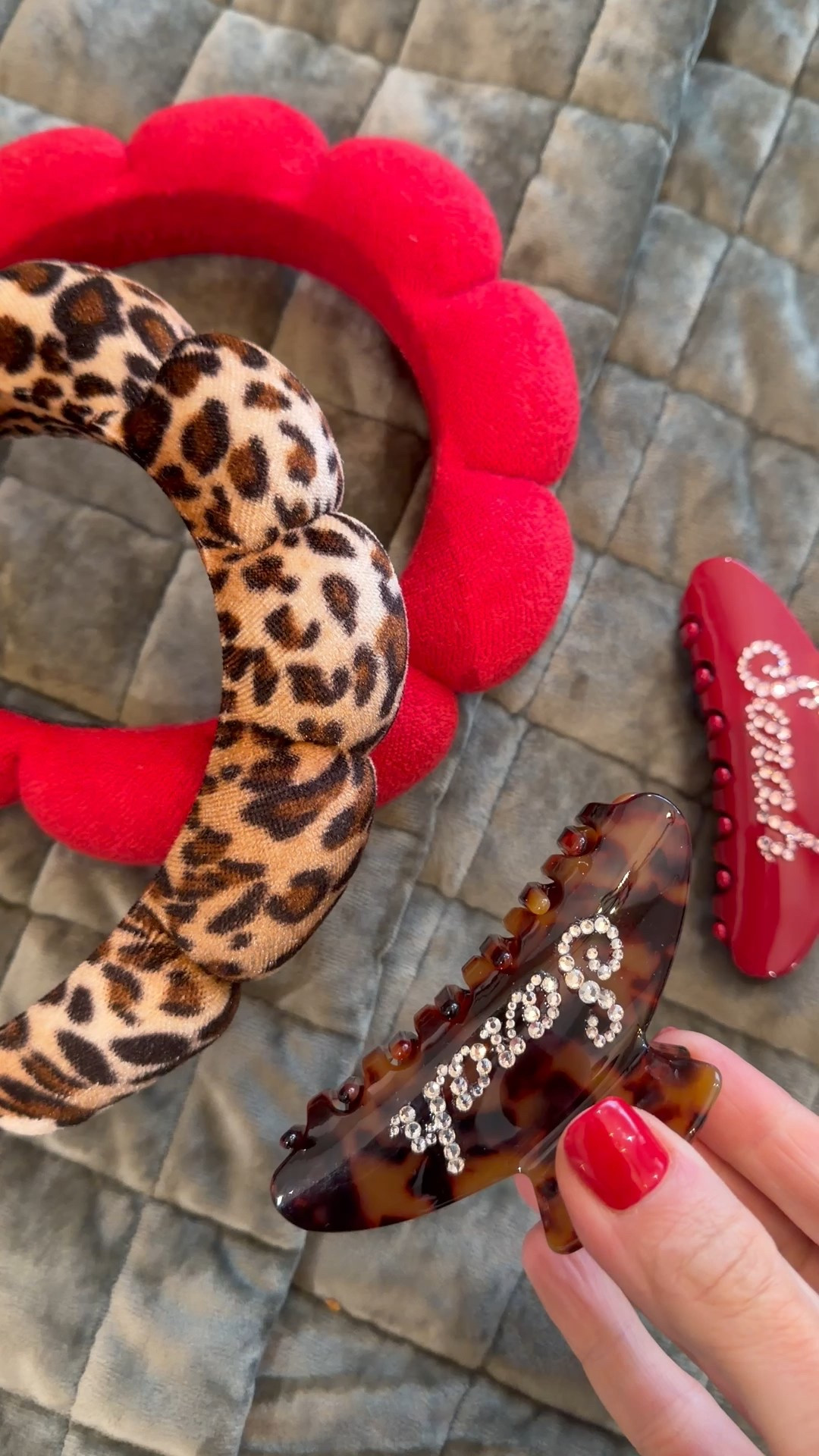 These personalized hair clips are so so cute. They took a tad bit longer for them to arrive to my house in order to share them as a gift, but I have to show them to you because they are so cute.!! Excellent quality! 

#LTKOver40 #LTKGiftGuide #LTKmomlife