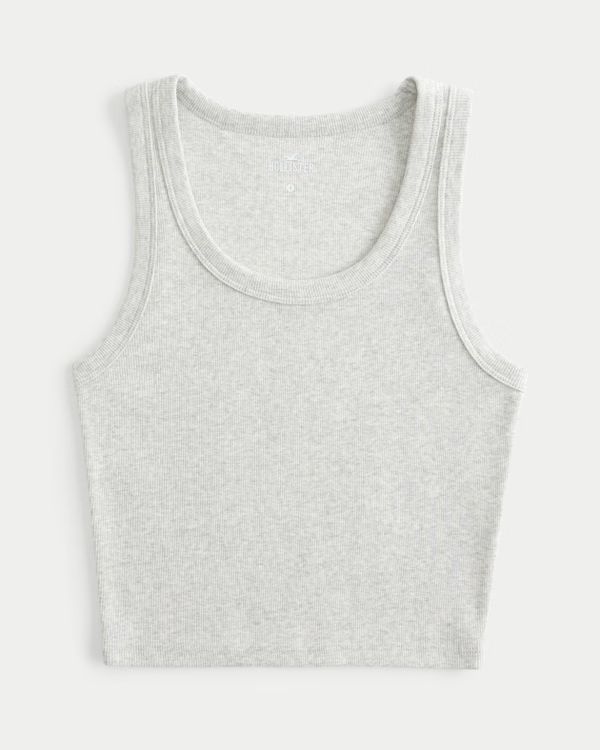 Ribbed Scoop Tank | Hollister (US)