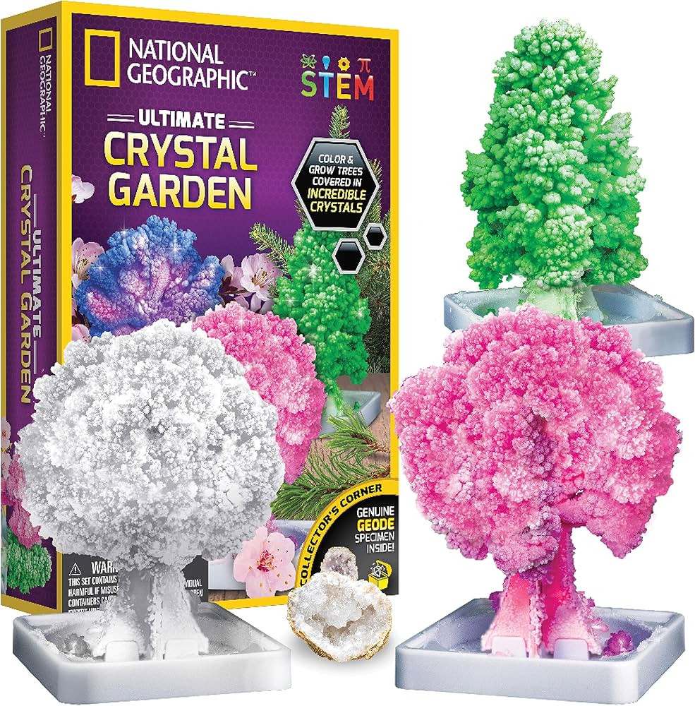 NATIONAL GEOGRAPHIC Craft Kits for Kids - Crystal Growing Kit - Grow a Crystal Garden in Just 6 H... | Amazon (US)