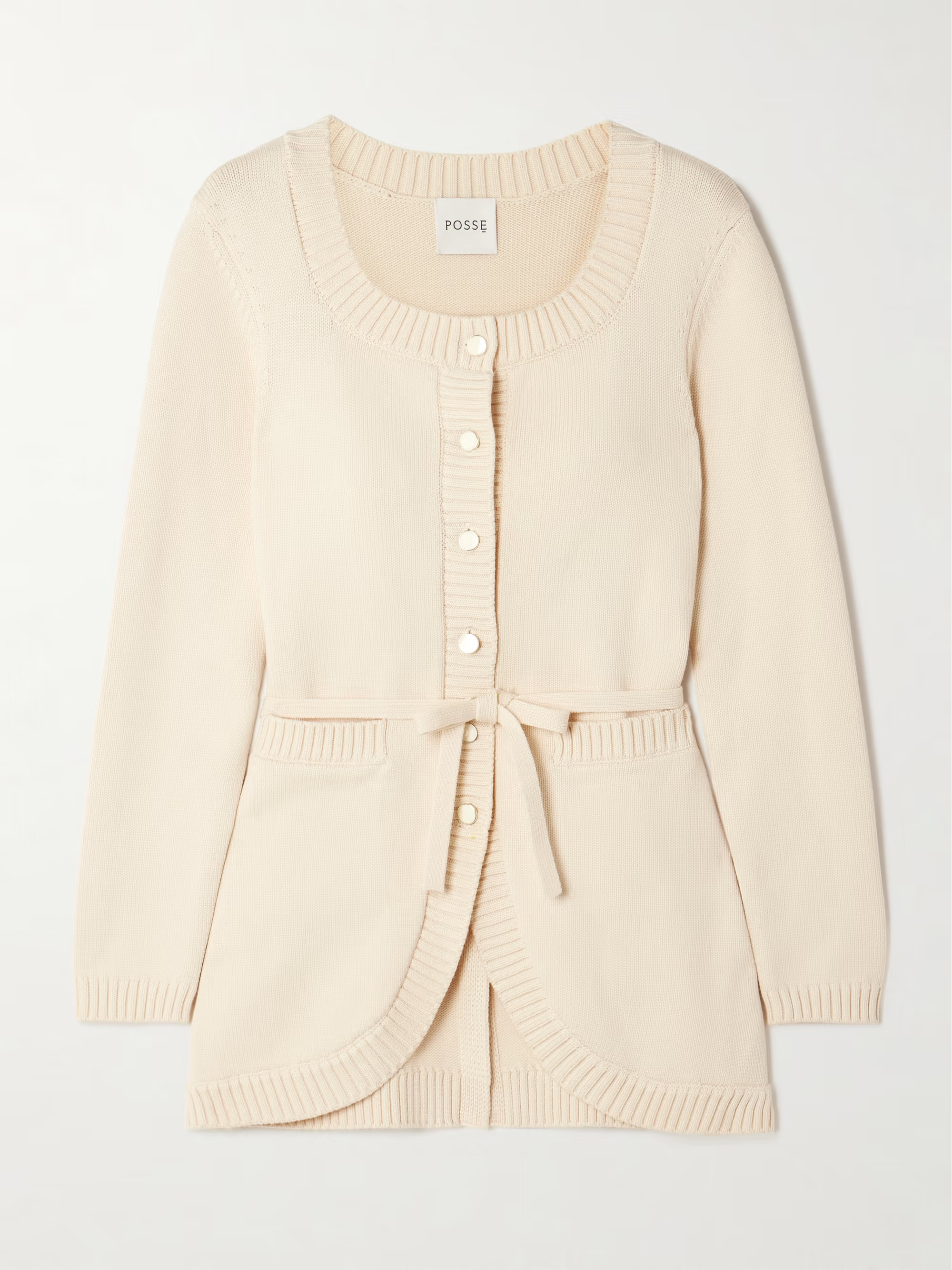 Sabrina belted knitted cardigan | NET-A-PORTER (UK & EU)
