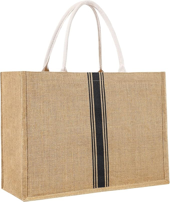 Trifabricy Beach Bag, Large Beach Bag for Women, Woven Straw Beach Tote Bag Waterproof, Weaving S... | Amazon (US)