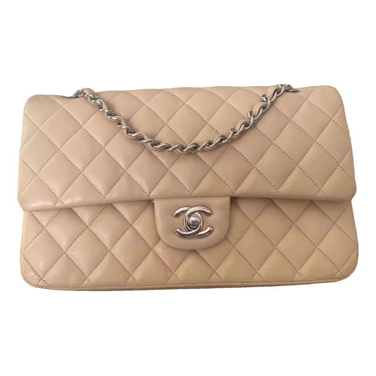Chanel Handtaschen aus Leder - Beige - 37101594 | Vestiaire Collective (Global)