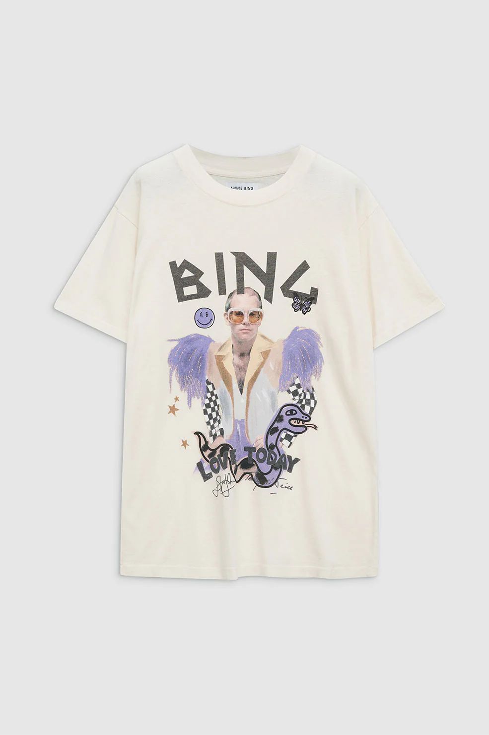 Lili Tee AB X To X Iscreamcolour Elton John | Anine Bing