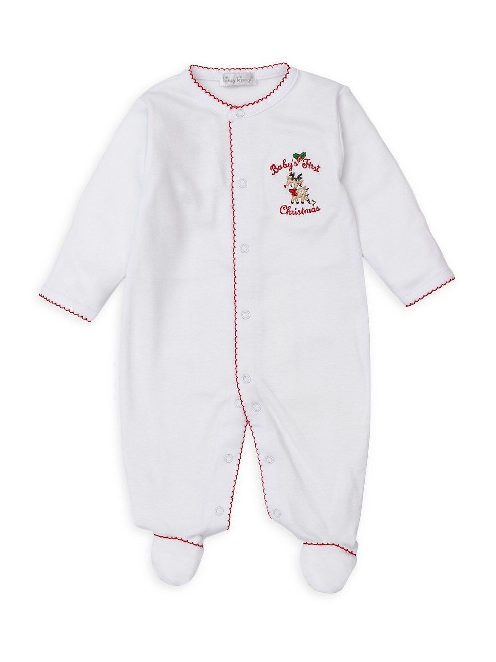 Baby's Embroidered Reindeer Coveralls | Saks Fifth Avenue