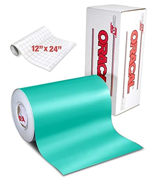 ORACAL 631 Matte Mint Adhesive Craft Vinyl 12" x 6ft for Cameo, Cricut & Silhouette Including Free 1 | Amazon (US)