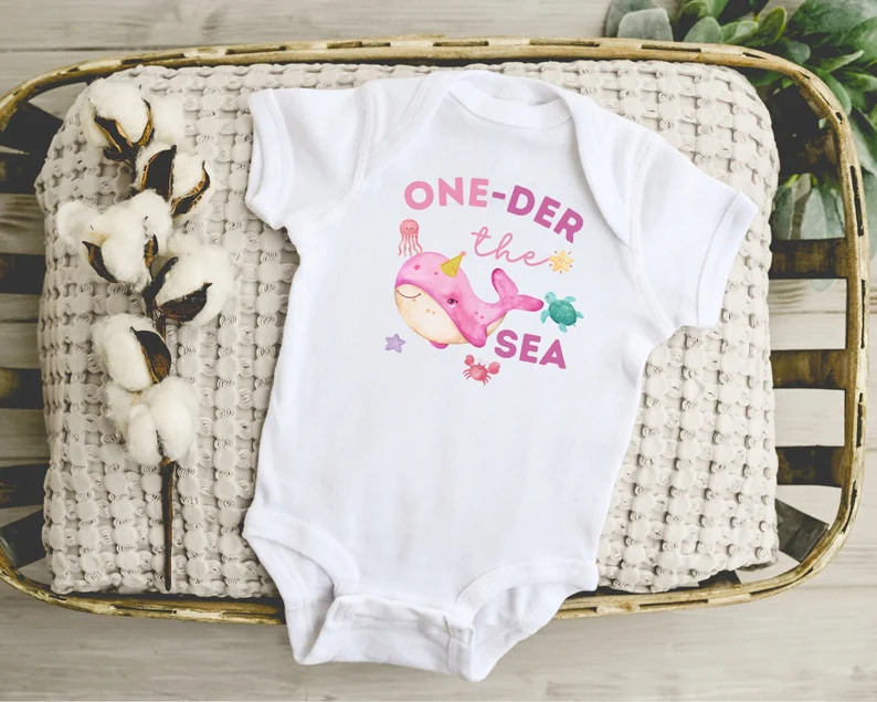 Oneder the Sea Shirt, Under the Sea Birthday Girl, Ocean Animals Birthday, Mermaid 1st Birthday, ... | Etsy (US)