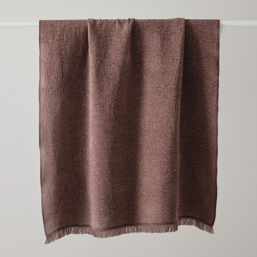 Reversible Chenille Throw | West Elm (US)