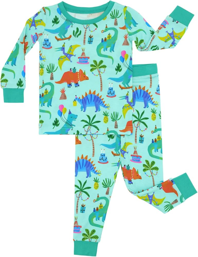 Little Sleepies Two-Piece Pajama Set for Boys & Girls, Soft Viscose from Bamboo Toddler Pajamas f... | Amazon (US)
