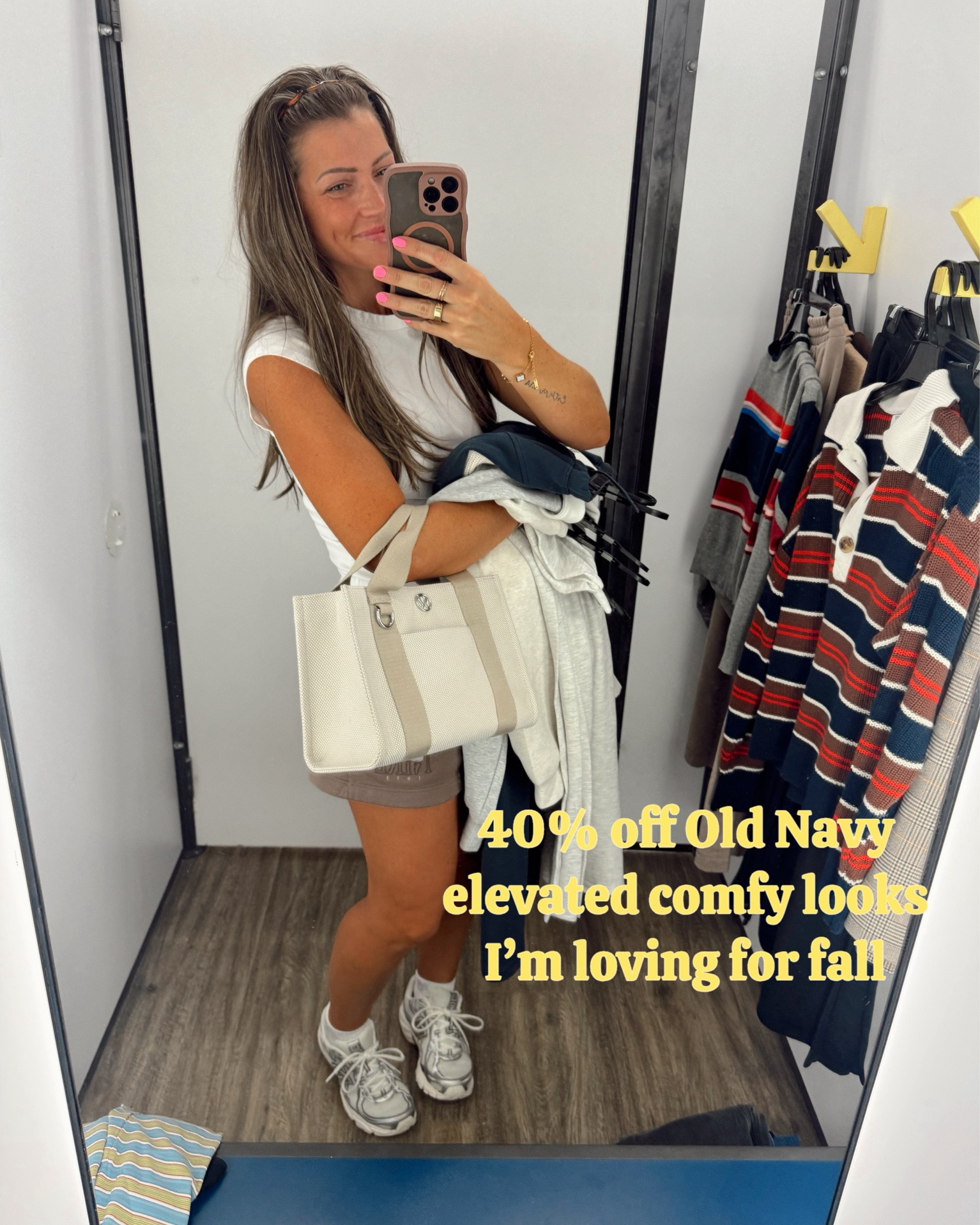 Wearing XS in everything except I did small in the bubble hem sweatshirt!!