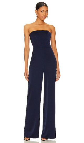 Dyland Jumpsuit in Navy Blue | Revolve Clothing (Global)