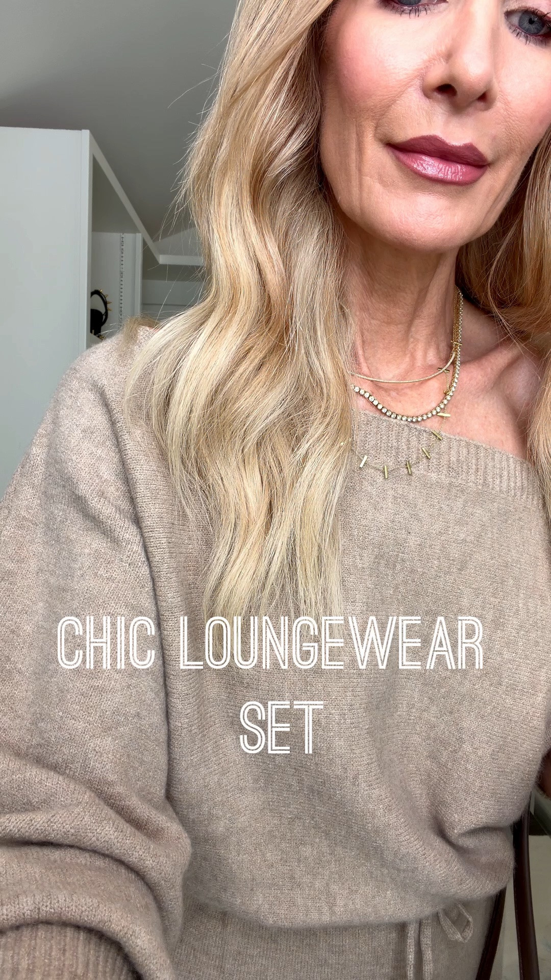 This chic matching loungewear set is the perfect mix of comfort and style! I love the soft neutral shade and relaxed fit for travel days, errands, or lounging at home. I’m wearing an XS in the top and an XS in the bottoms. #MatchingSet #LoungewearSet #TravelOutfit 

 #LTKdayinmylife #LTKootd #LTKOver40