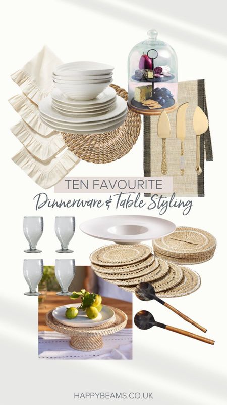 Dinnerware & table styling accessories

#LTKhome #LTKFind #LTKSeasonal