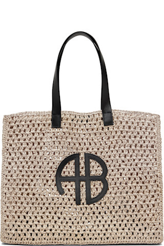 ANINE BING - Beige Large Rio Tote | SSENSE