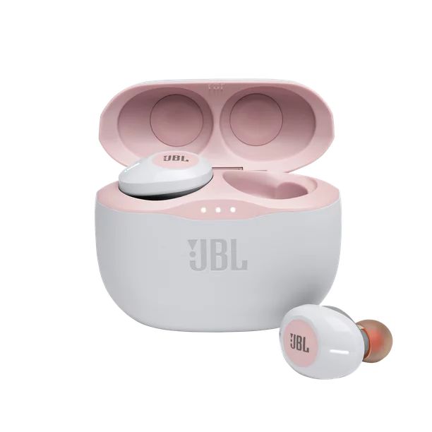 JBL True Wireless Headphones with Charging Case, Pink, 125TWS - Walmart.com | Walmart (US)