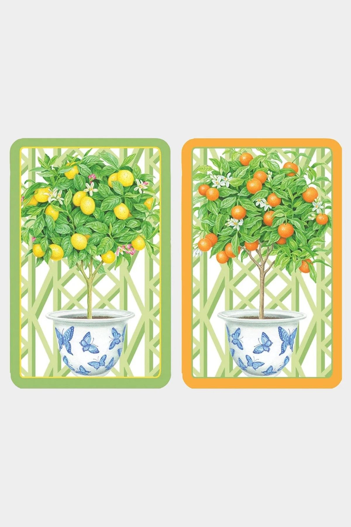 Citrus Topiaries Playing Cards - 2 Decks Included | Shop Olivia