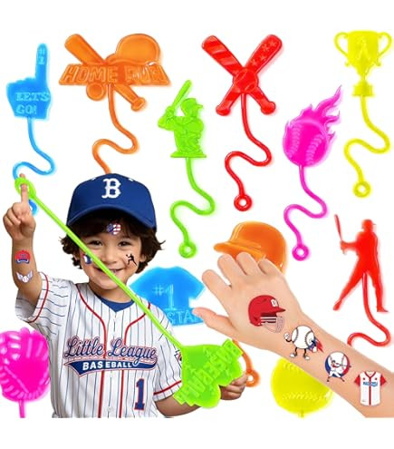 24 Pcs Baseball Bubble Wands – Party Favors, Piñata Stuffers & Goodie Bag Fillers for Home Run... | Amazon (US)