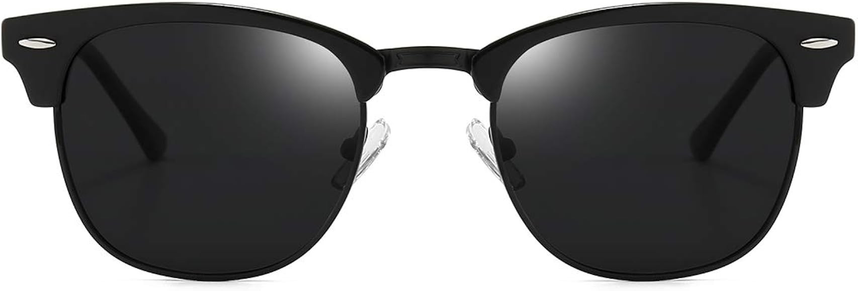 Dollger Polarized Sunglasses Classic Semi-Rimless Frame Retro Brand Sunglasses for Men and Women ... | Amazon (US)