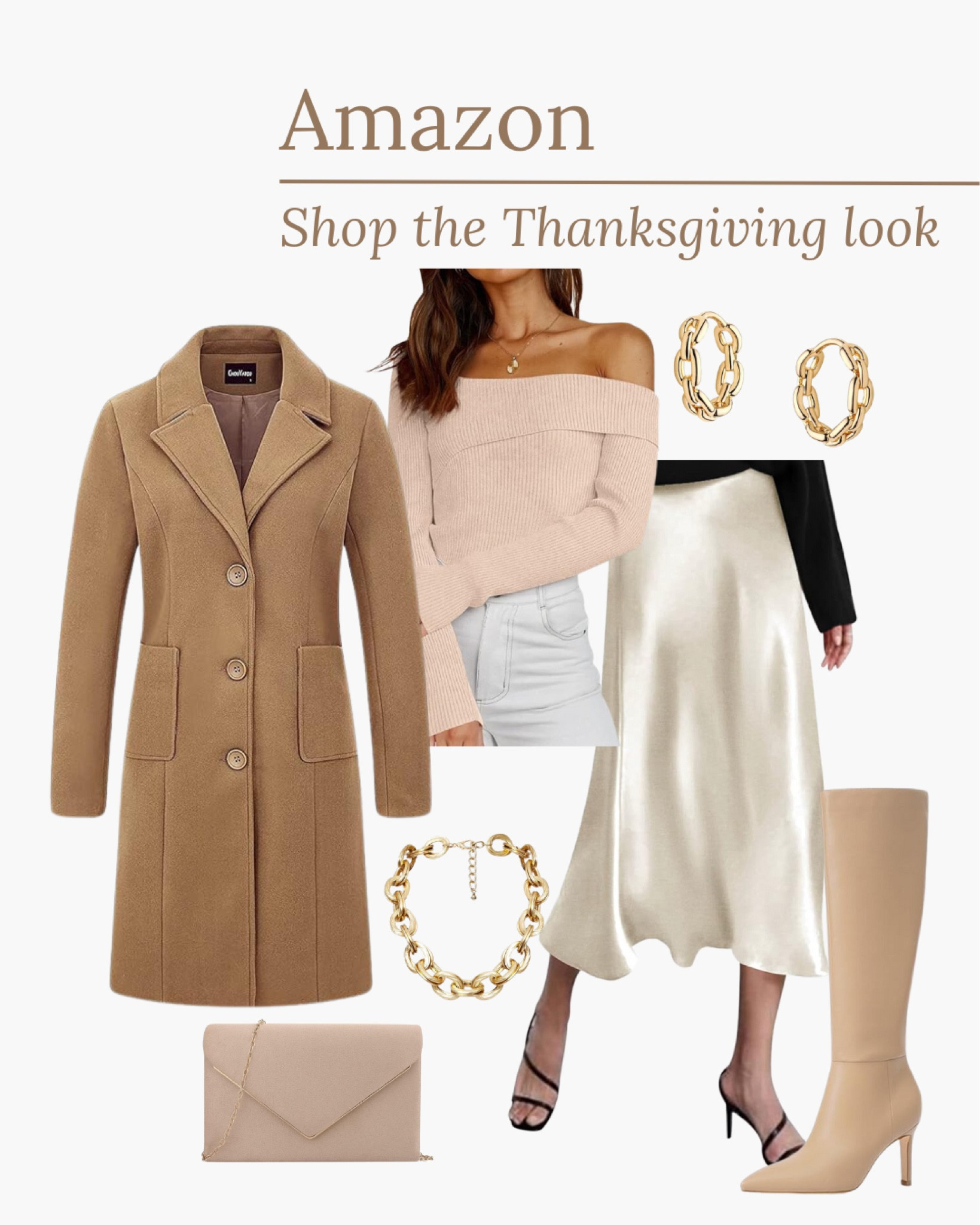 Amazon Shop the Thanksgiving look

#thanksgivingoutfit #fallfashion #chicstyle #amazonfashion 

#LTKHoliday #LTKStyleTip #LTKSeasonal