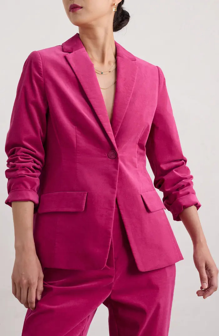 Seasalt Cornwall Star Rock Stretch Organic Moleskin Blazer | Nordstrom | Nordstrom