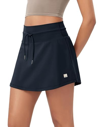ODODOS Women's Drawstring Tie Daily Skirts Built-in Shorts Athletic Golf Tennis Skorts with Ball ... | Amazon (US)
