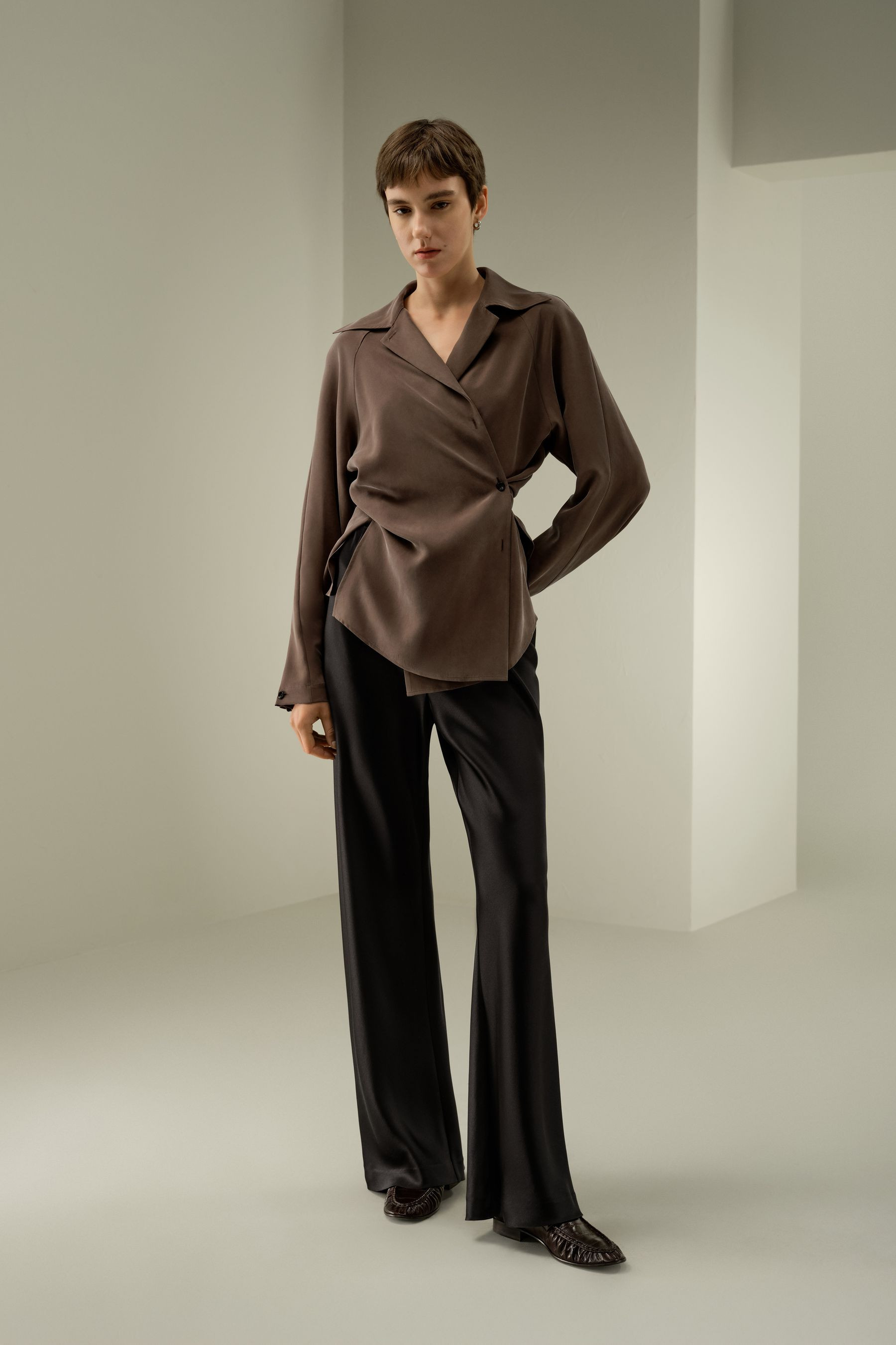 Multipositional Silk Shirt | LilySilk