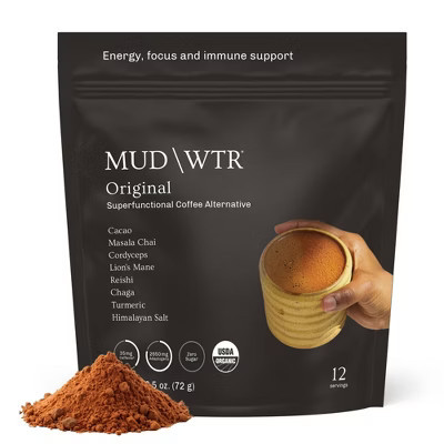 MUD\WTR Organic Original Cacao Mushroom Coffee Alternative - 2.5oz | Target