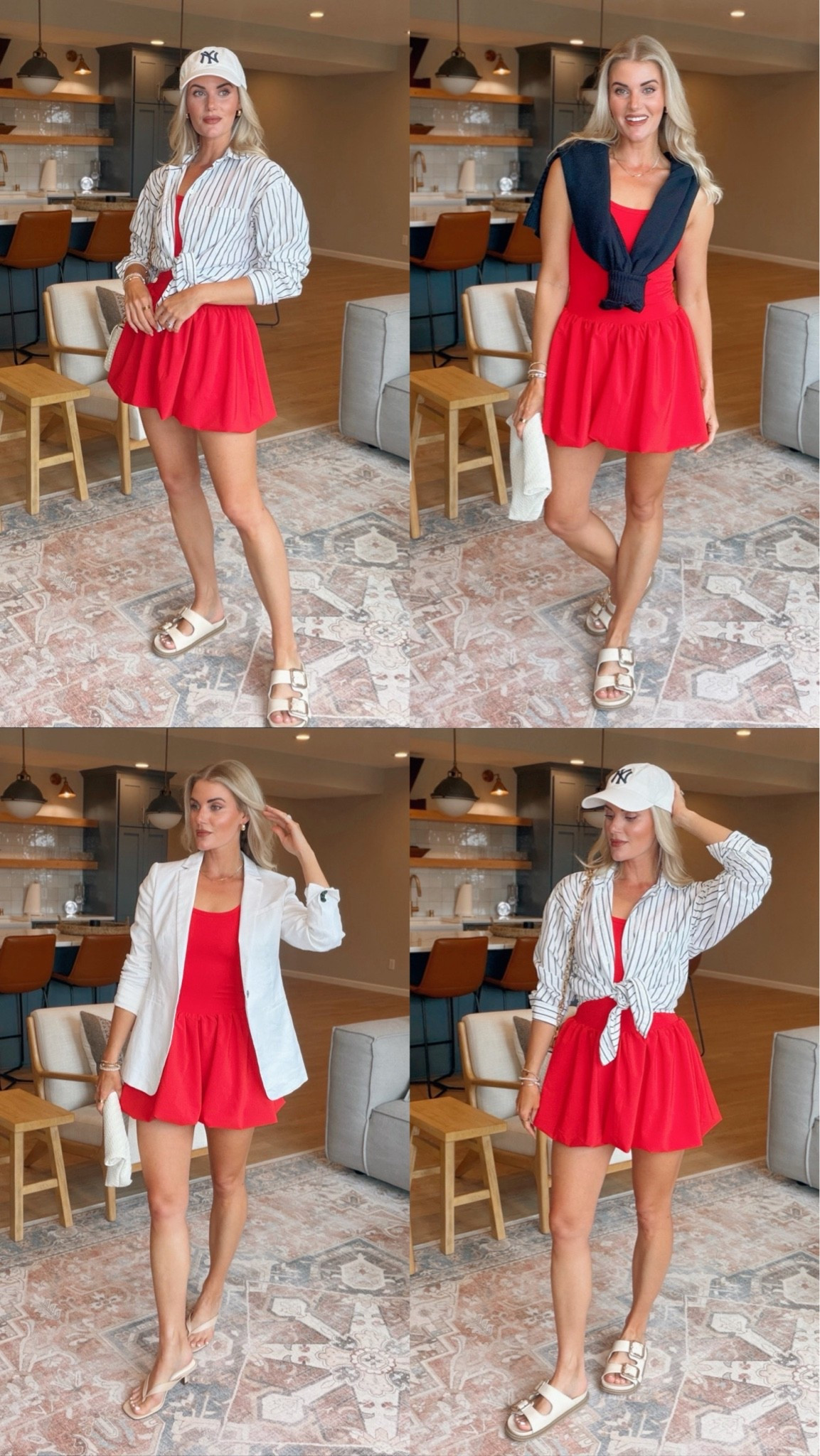 Spring outfit ideas, Memorial Day weekend outfits – wearing a small in the bubble hem active wear dress #amazonfashion￼

#LTKootd #LTKSeasonal