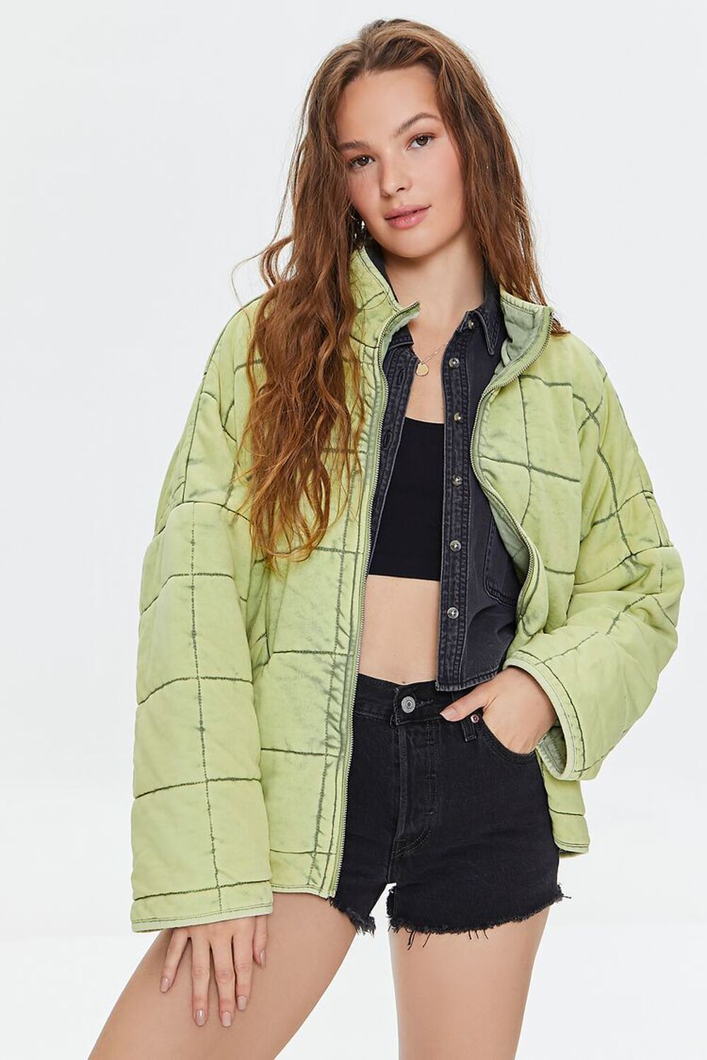 Quilted Zip-Up Jacket | Forever 21 | Forever 21 (US)